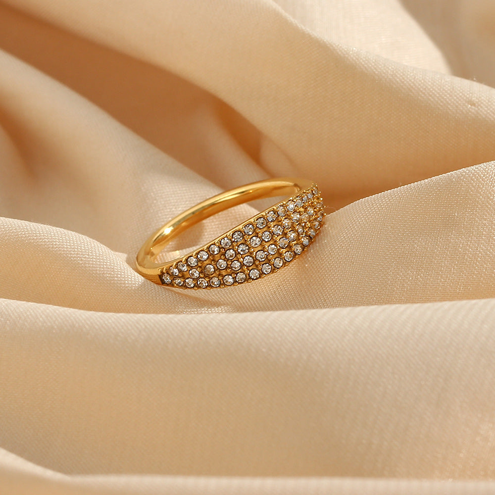 Ceaza Paved Gold Ring