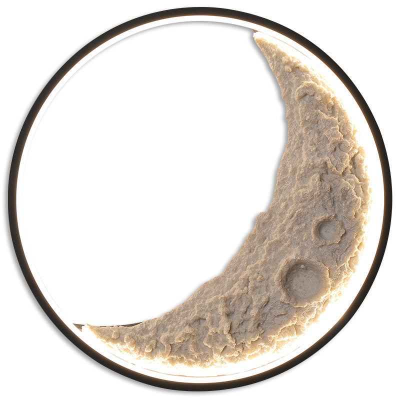 Living Room Bedroom Moon Wall Lamp Background Wall Decorative Lamp