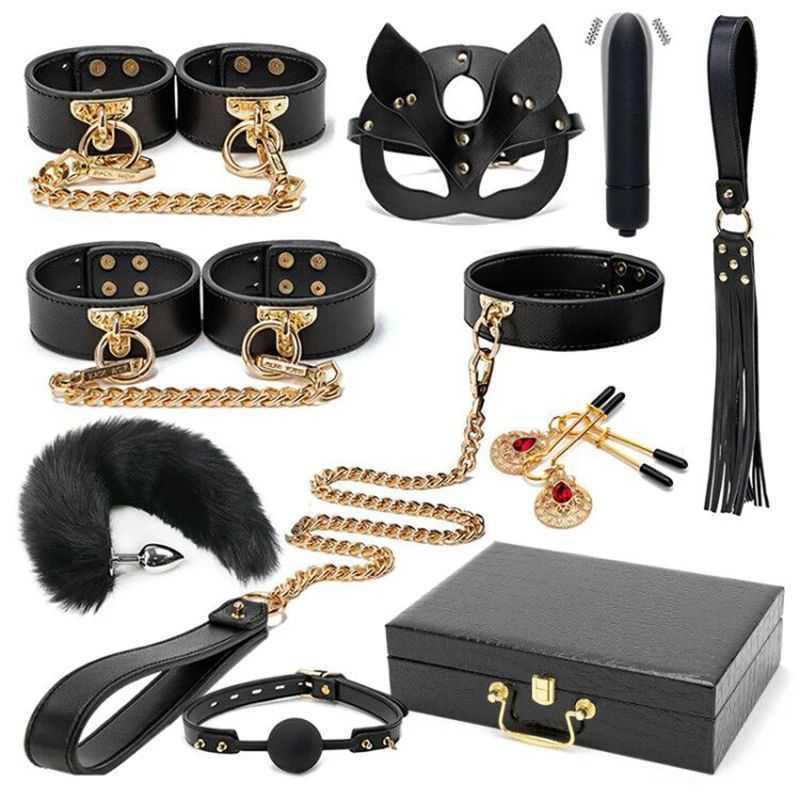 Training Handcuffs High-End On Bed