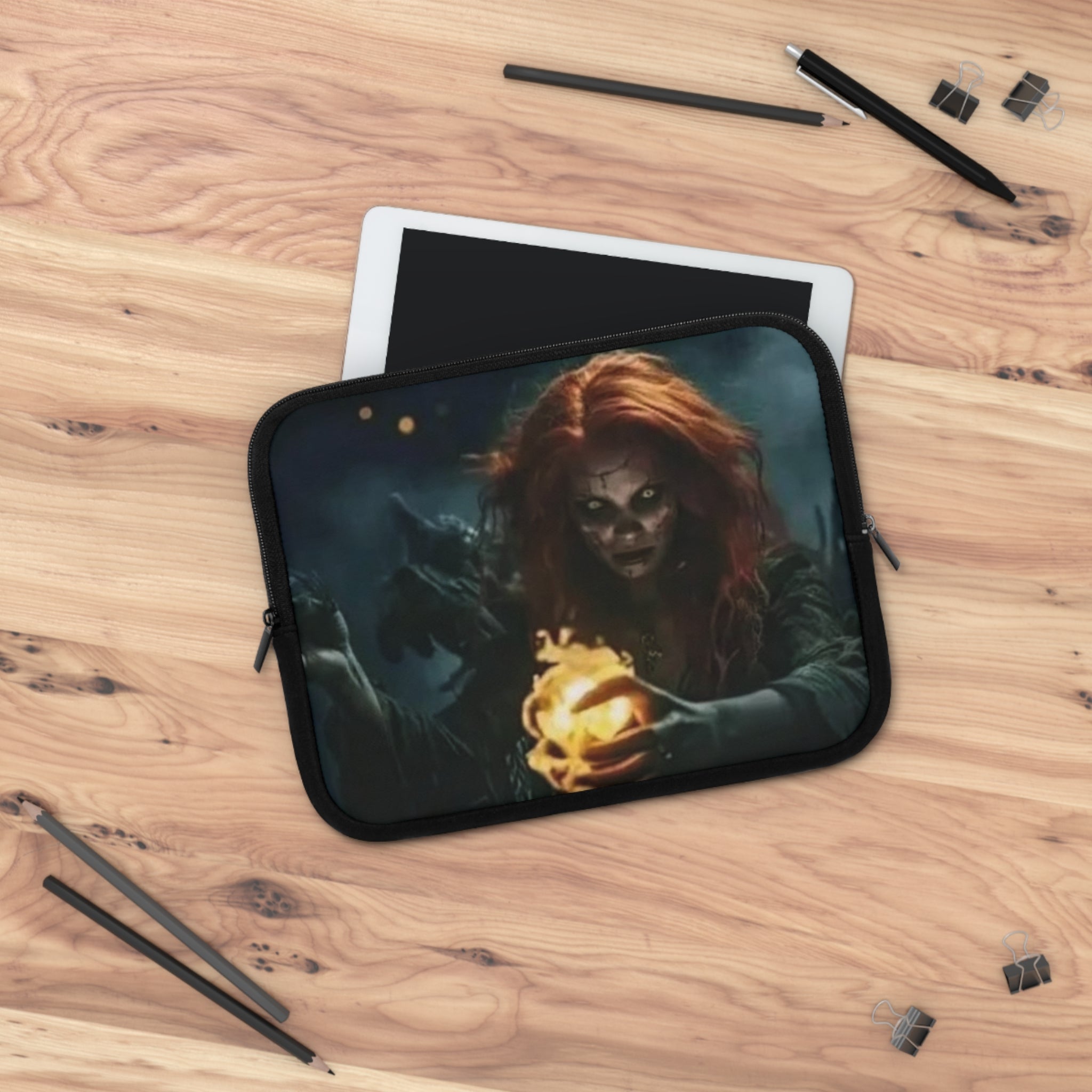 Witch Fire Ball Laptop Sleeve Case