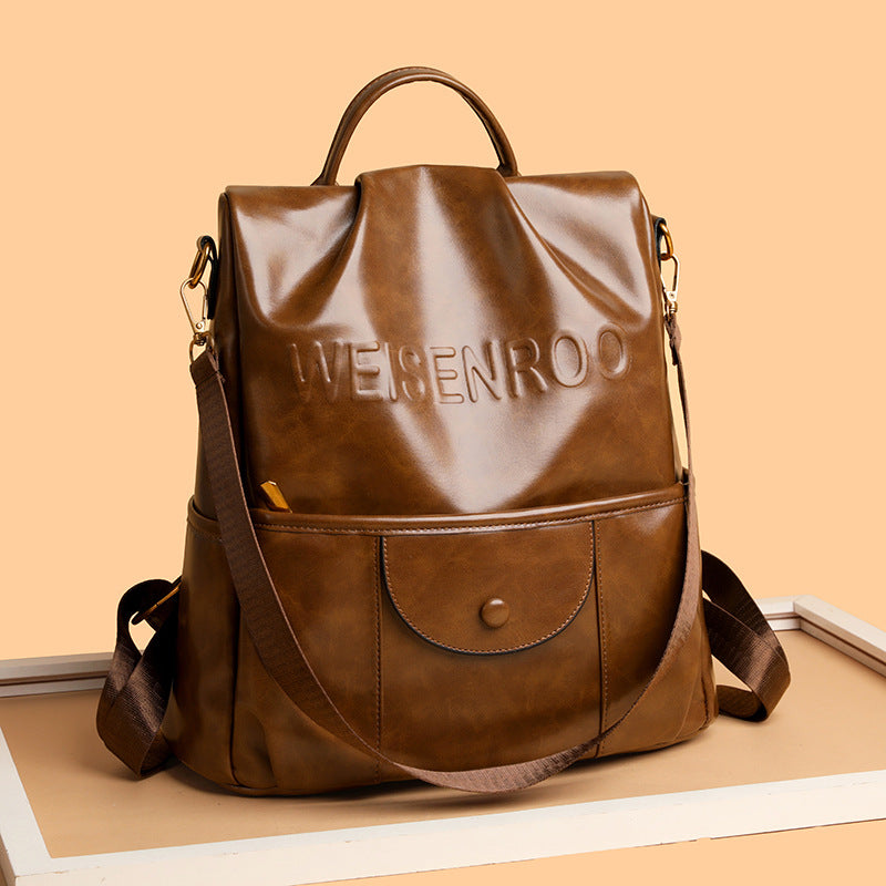 New Stylish Preppy-Style Versatile Casual Womens Backpack