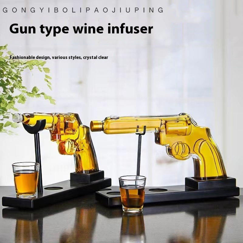 Borosilicate Glass Red Wine Travel Bottles Whiskey Wine Decanter