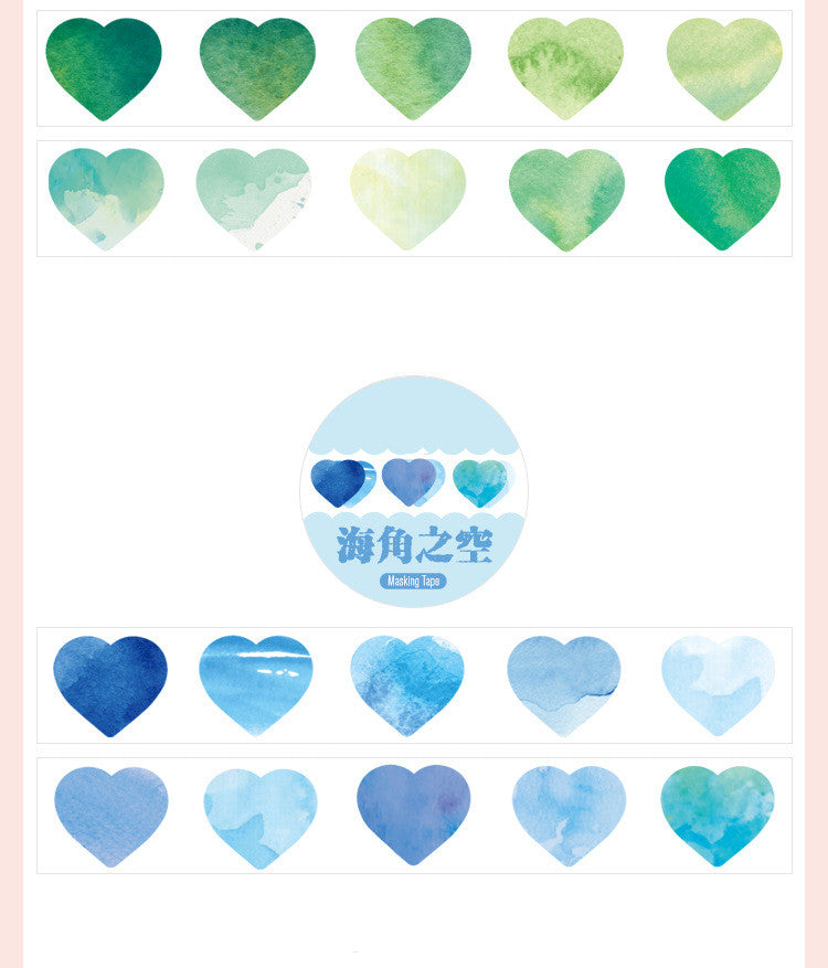 Rainbow Fruit Tea Series Alien-Shaped Hand-Painted Creative Love Hand Account Decorative Stickers