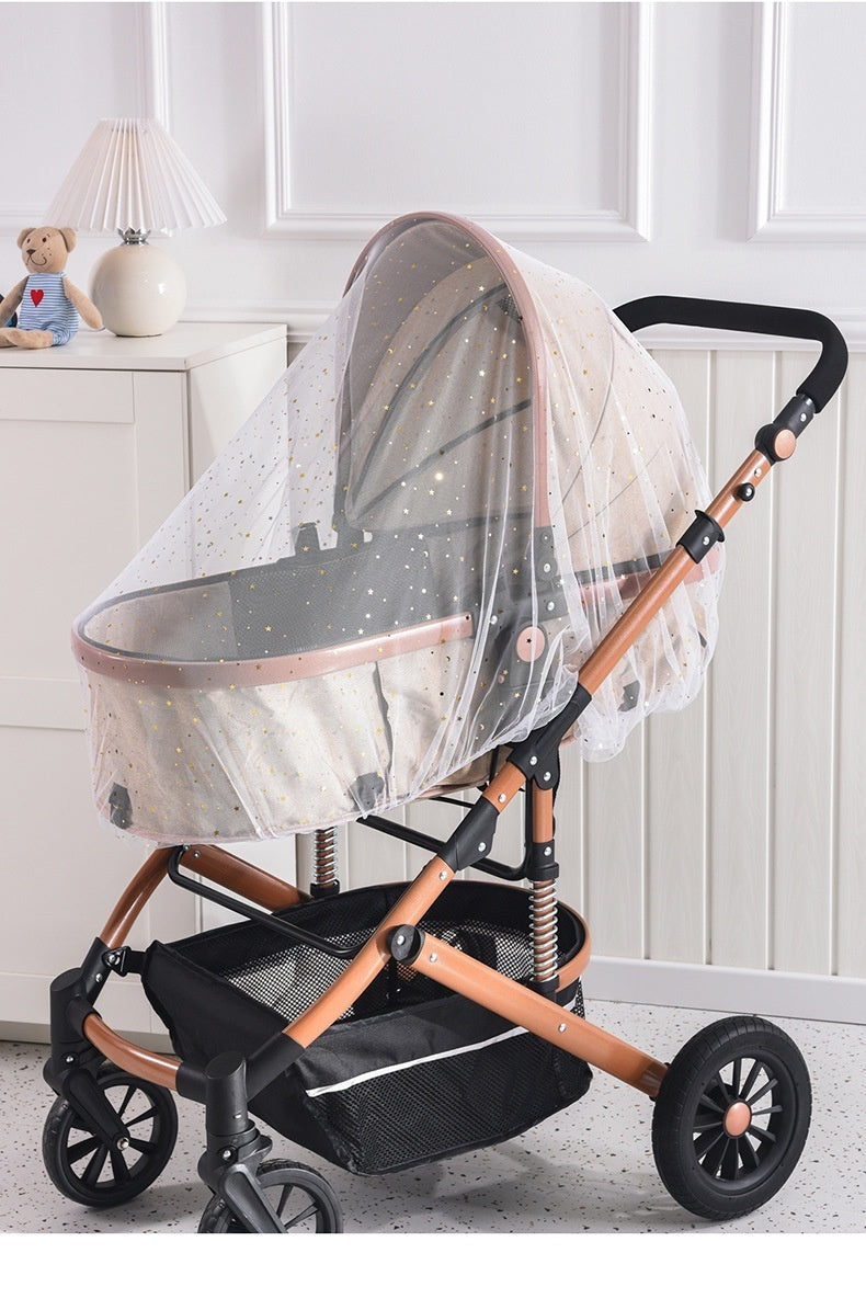 Infantile Mosquito Net Complete-Type Printing Stroller Mosquito Nets