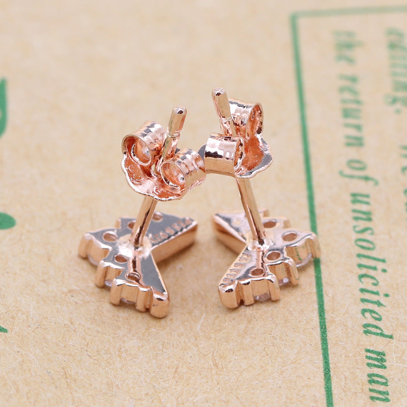 Creative Crown Ear Studs