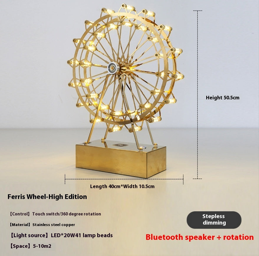 Ferris Wheel Table Lamp Bedside Lamp Bedroom Atmospheric Decorative Lamp