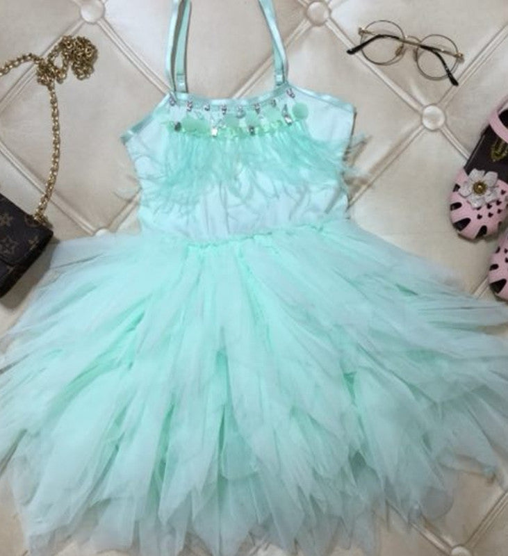 Feather Princess Dress