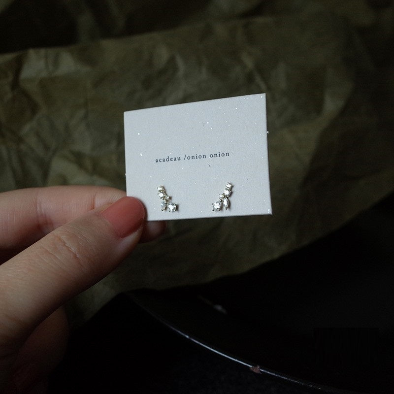 Wheat Ears Plated With 10K Gold Earrings