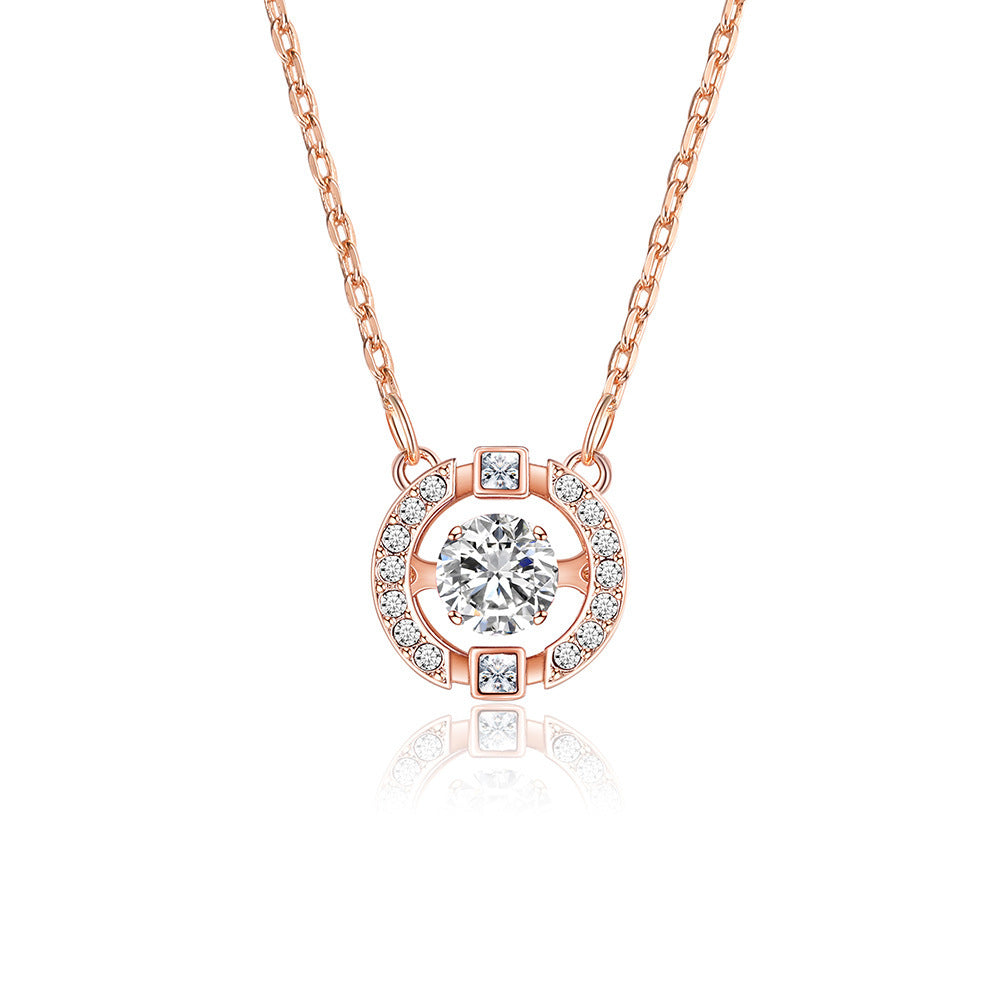 Colorful And Lively Crown Necklace Pendant For Women