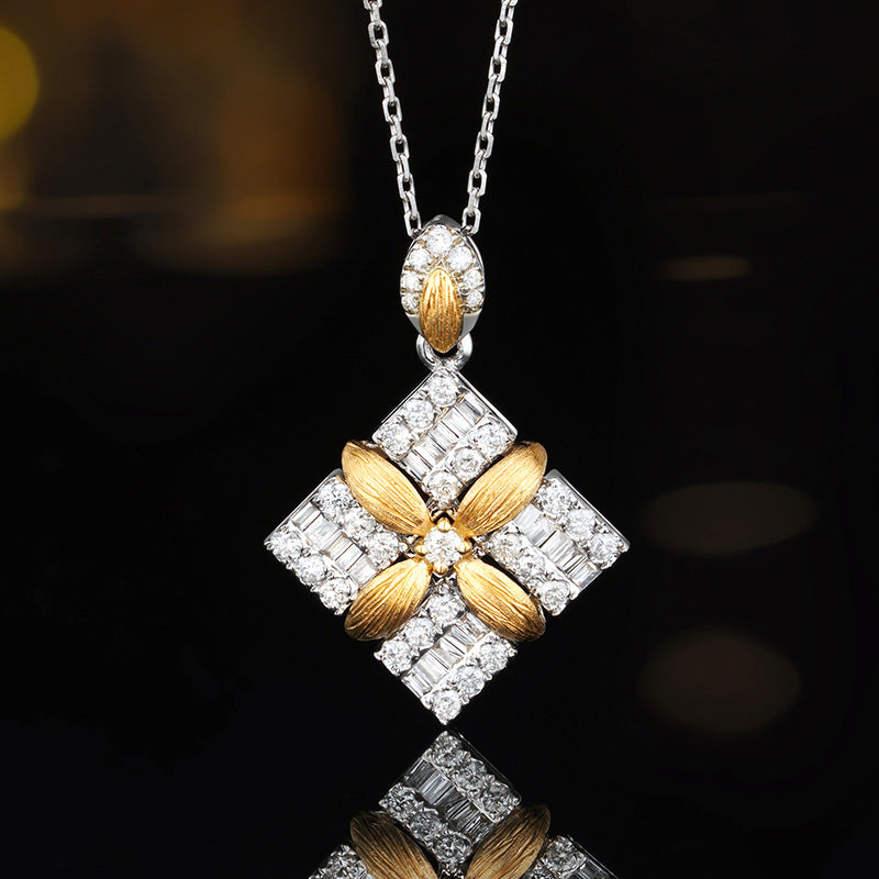 Light-luxury Vintage Moissanite Necklace For Women