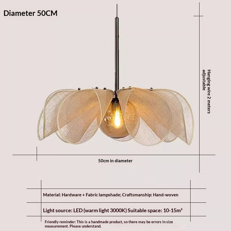 French Candle Silent Cream Chandelier