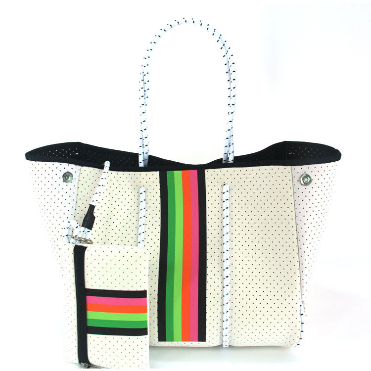 European And American Fashion Beach Bag Fashion Large-Capacity Shoulder Bag Neoprene