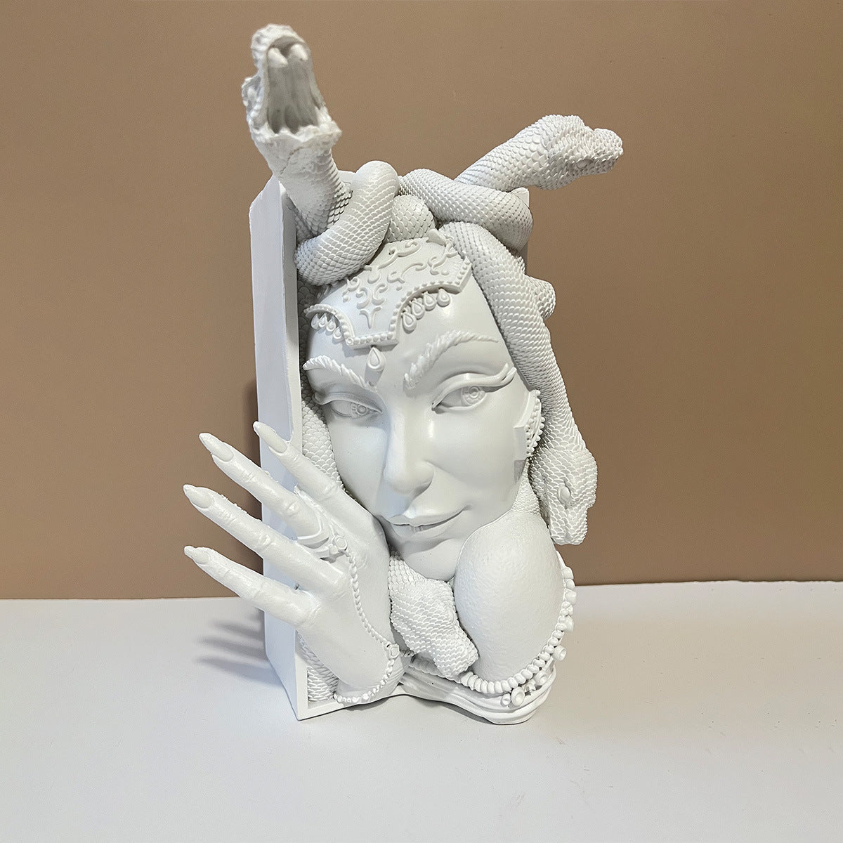 Medusa Book Corner Bookend Bookshelf