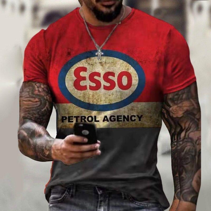 3D Digital Printing T-Shirt Short-Sleeved T-Shirt Top