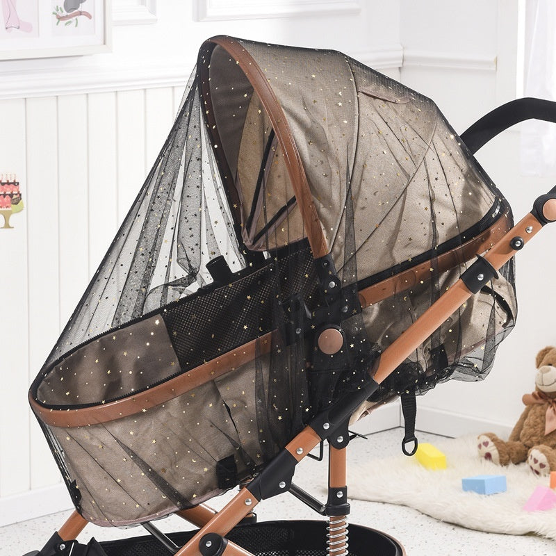 Infantile Mosquito Net Complete-Type Printing Stroller Mosquito Nets