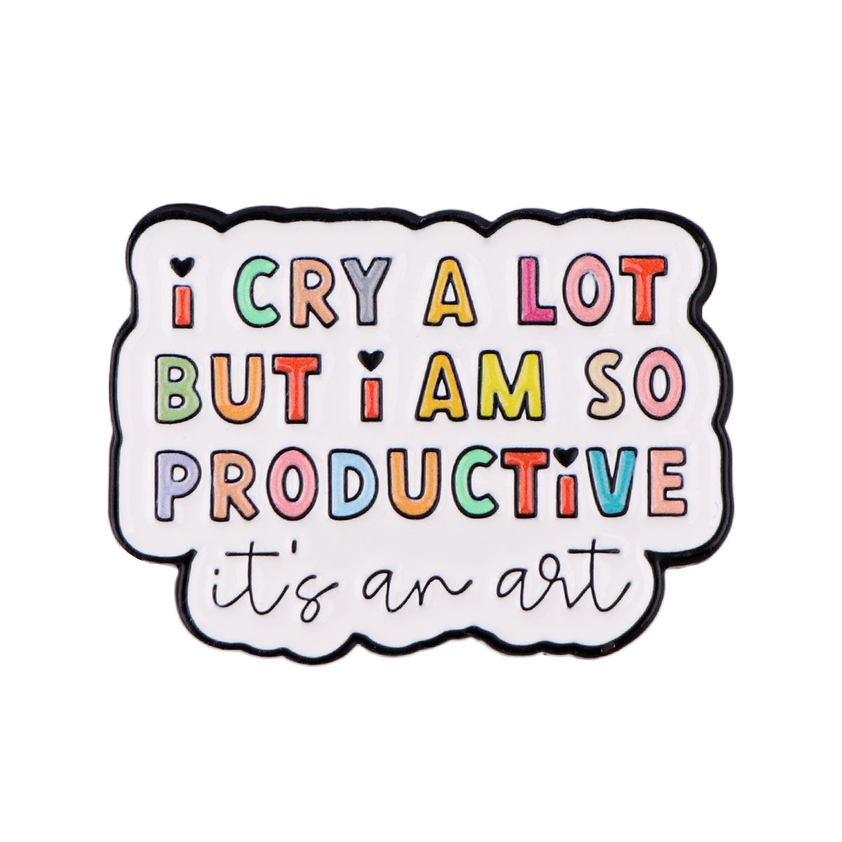 Character Cartoon Letter Brooch Badge Clothing Backpack Ornament