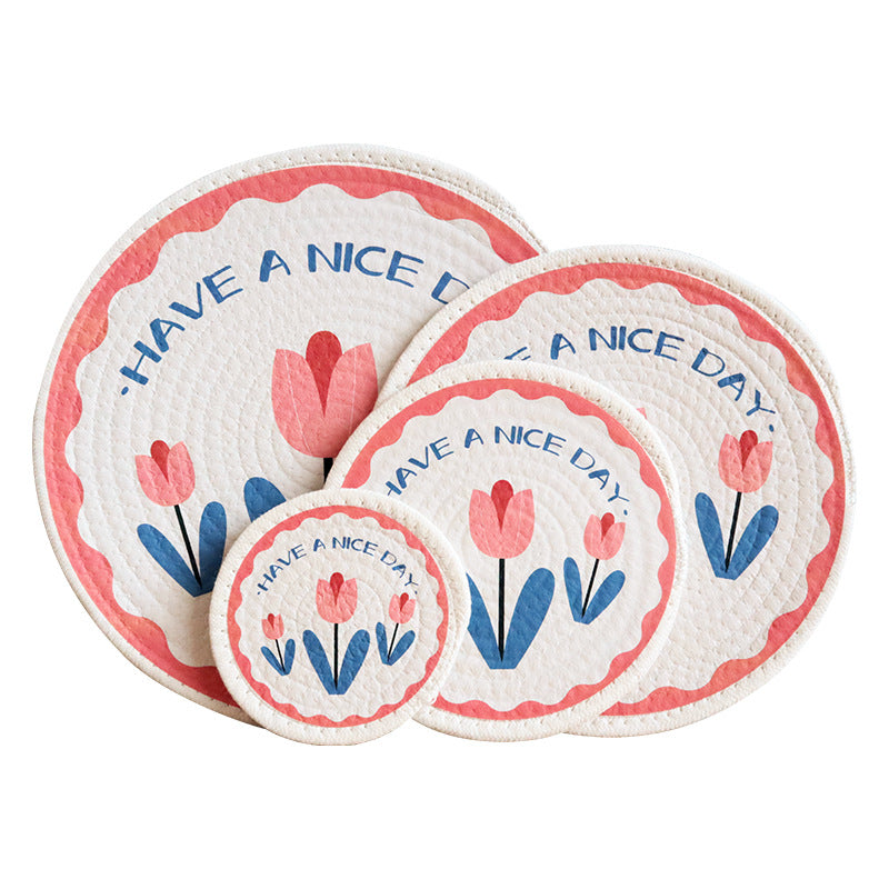 Home Dining Table Coaster Western-Style Placemat