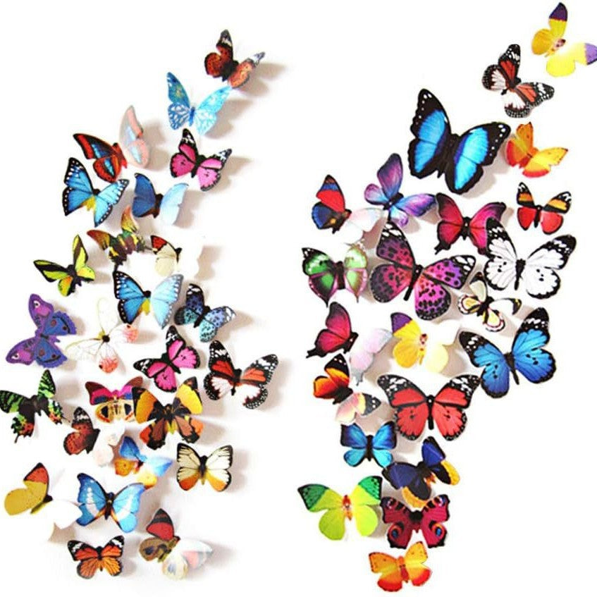 Refrigerator Butterfly Magnet Decoration Reusable