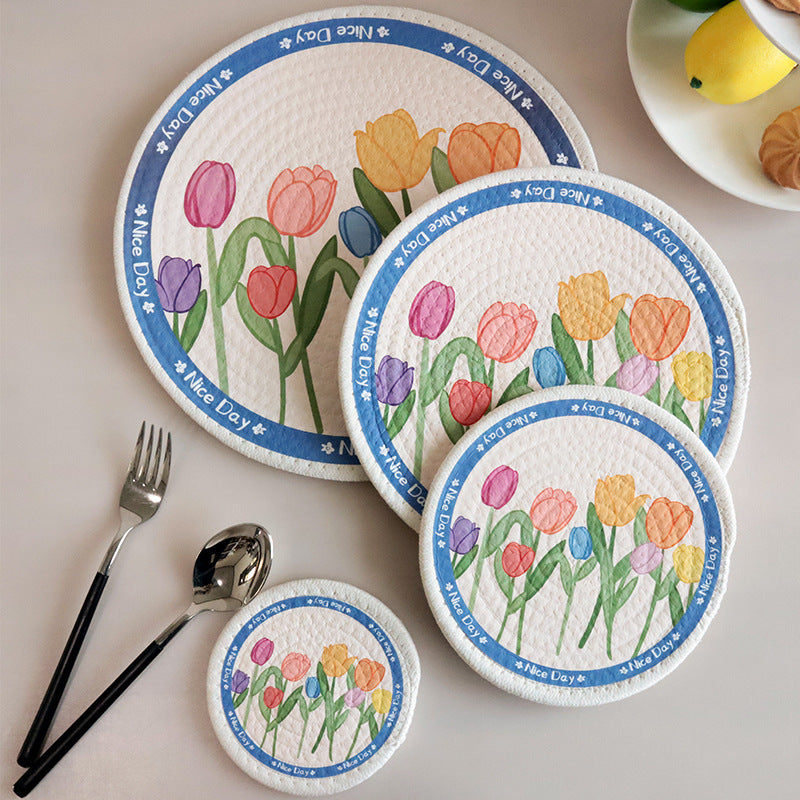 Home Dining Table Coaster Western-Style Placemat