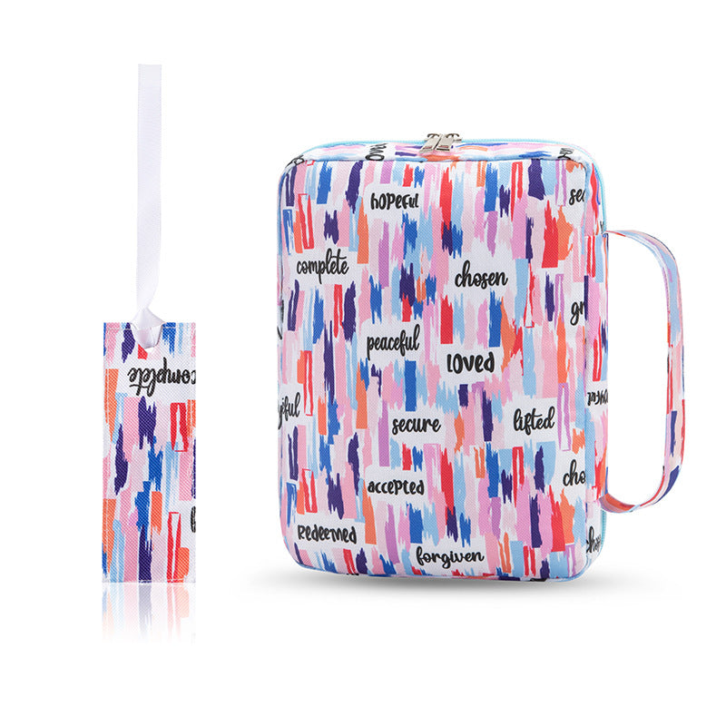 Printed Slipcover Bible Large Storage Bag