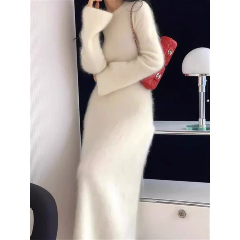 Women's Inner Matching Fashion Coat Two-Piece Set