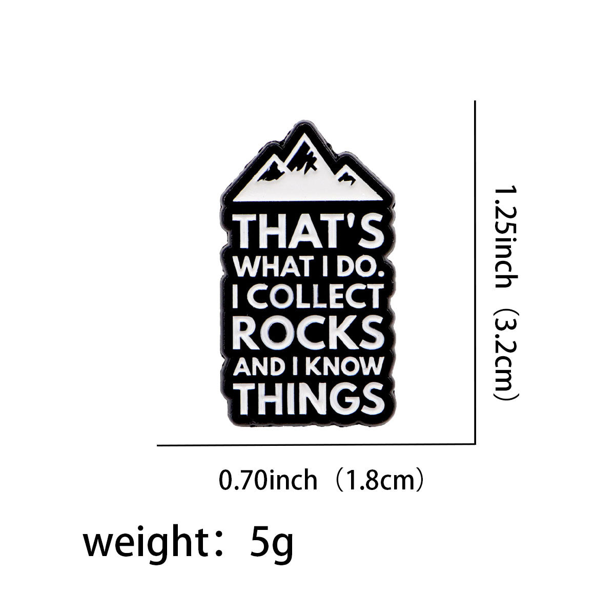 Cartoon Golden M Badge Creative Inspirational English Letters Jewelry Brooch