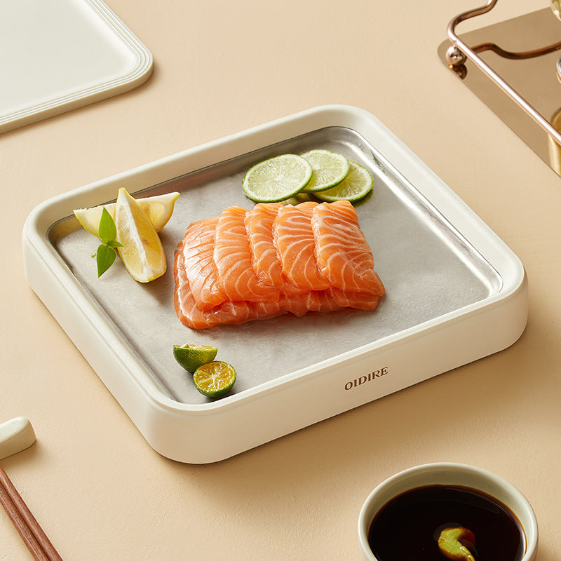 Fried Ice Machine Small Ice Cream Machine Household Stainless Steel Mini Plug-in-Free