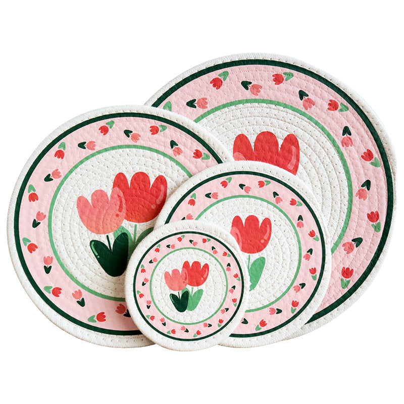 Home Dining Table Coaster Western-Style Placemat