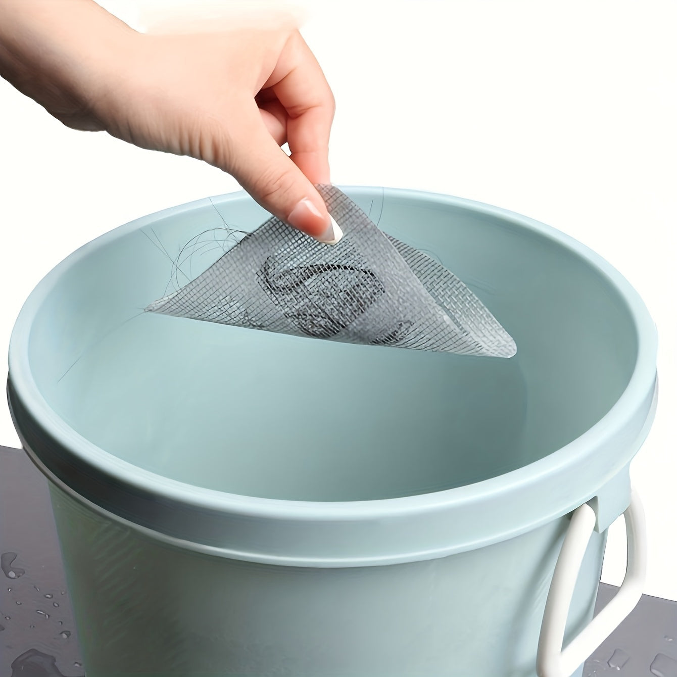 Floor Drain Sticker, Bathroom Hair Filter, Toilet Sewer Debris Filter, Anti-blockage, Screen Repair Self-adhesive Net, Super Practical