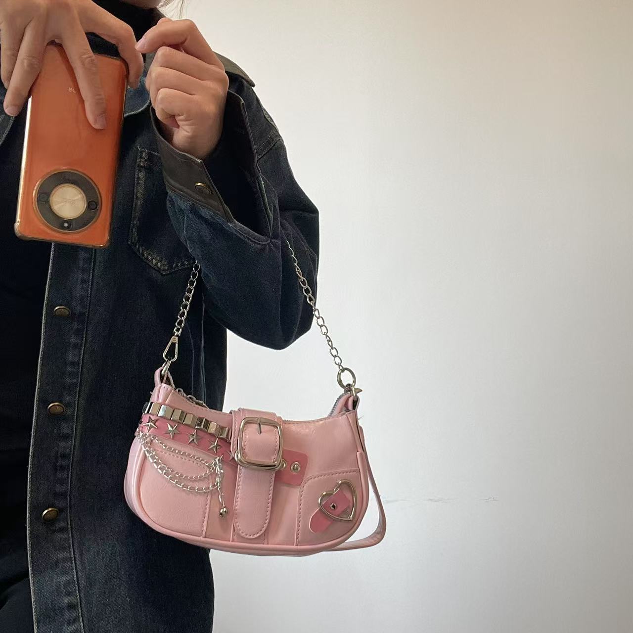 Women's All-Match Leisure Chain Sweet Cool Underarm Bag