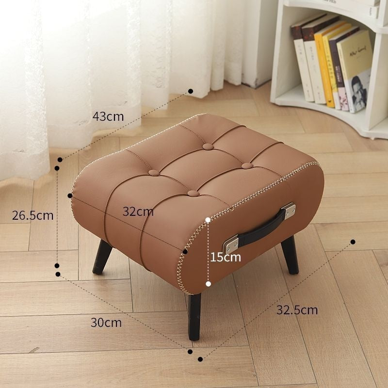 Household Soft Bag Cushion Light Luxury Short Stool Household Soft Seats