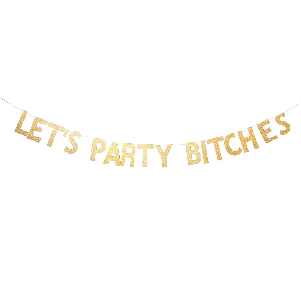 Hot New Product Letter Flag Bachelor Party Garland