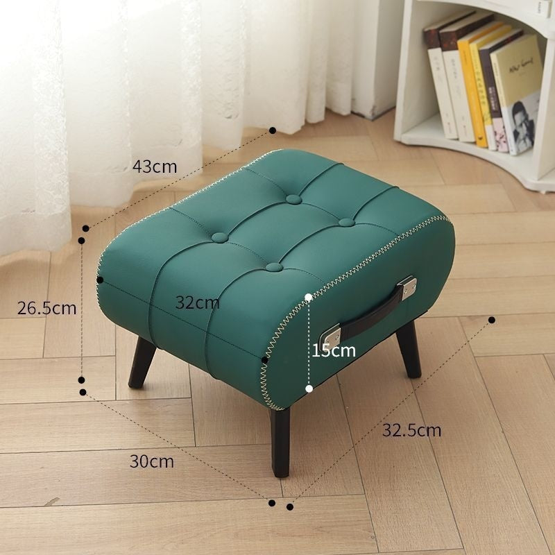 Household Soft Bag Cushion Light Luxury Short Stool Household Soft Seats