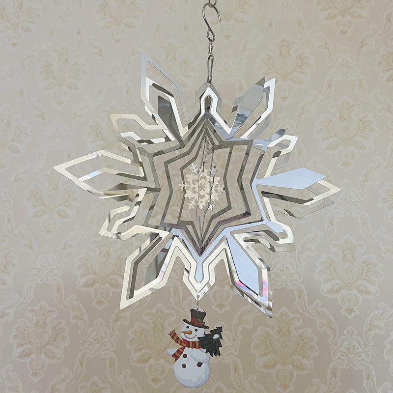 Snowflake Wind Turn 3D 3D Dynamic Garden