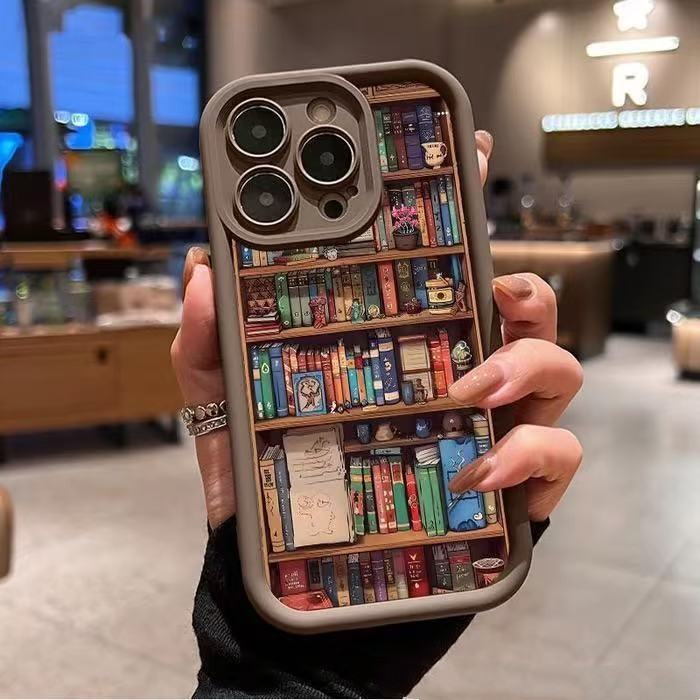 Library Books Mobile Phone Case Anti-Wear