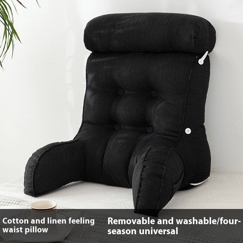 Q3Y Removable And Washable Bedside Cushion Bed Pillow Backrest Soft Pillow Waist Pillow Sofa Office Seat Bolster