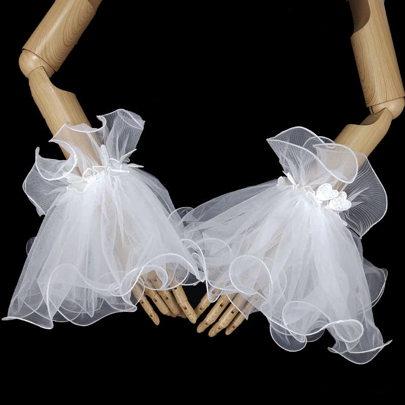 Bridal Wedding Gloves Lolita Dress Fake Sleeves