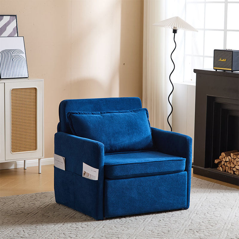 Adult Sleeper Chair Bed, 3-in-1 Convertible Sofa Chair Bed Pull-out Sofa Bed, Convenient Folding Tray Table With USB And Type-C Charging Ports For Living Room Cannot Be Sold On Temu