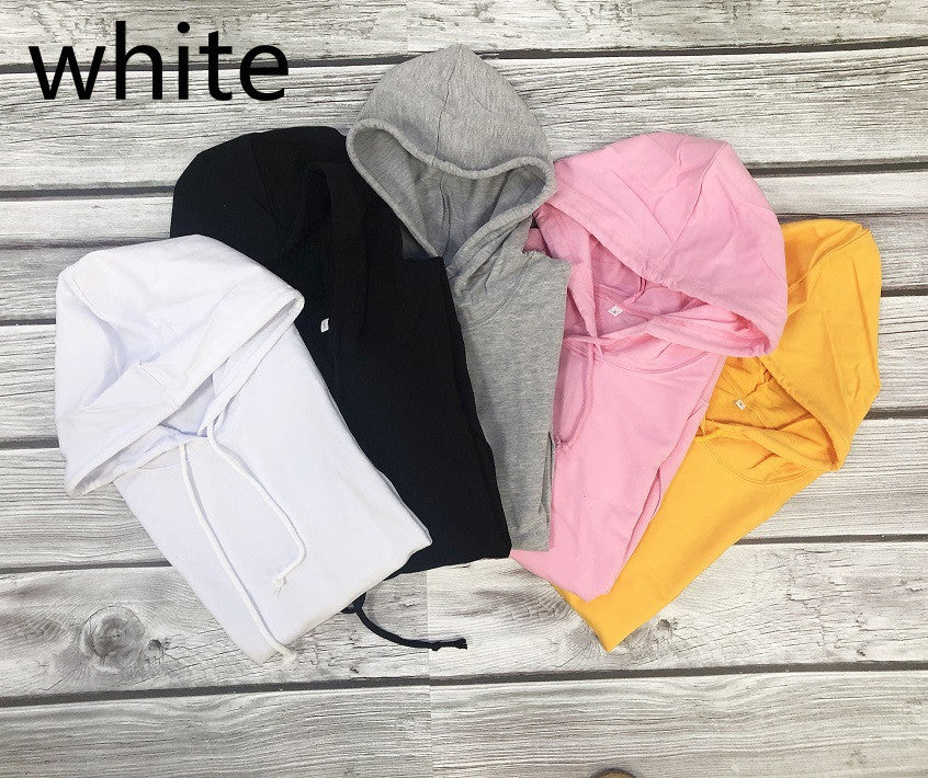 Happy Mind Happy Life Casual Hooded Pocket Sweatshirt