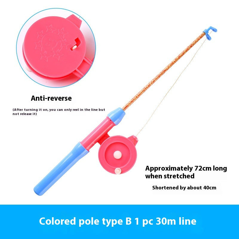 Kite Diy Material Package Handheld Fishing Rod Dynamic Kite Plastic Breeze Easy To Fly Small Kite