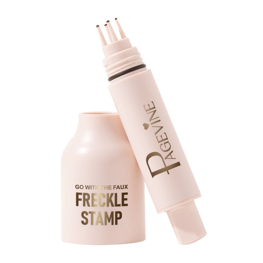 Five Point Freckle Stamp Pen Liquid Air Cushion Natural-Look Lifelike Freckle Quick-Dry Dot Spot Mole Effortless Lasting Makeup