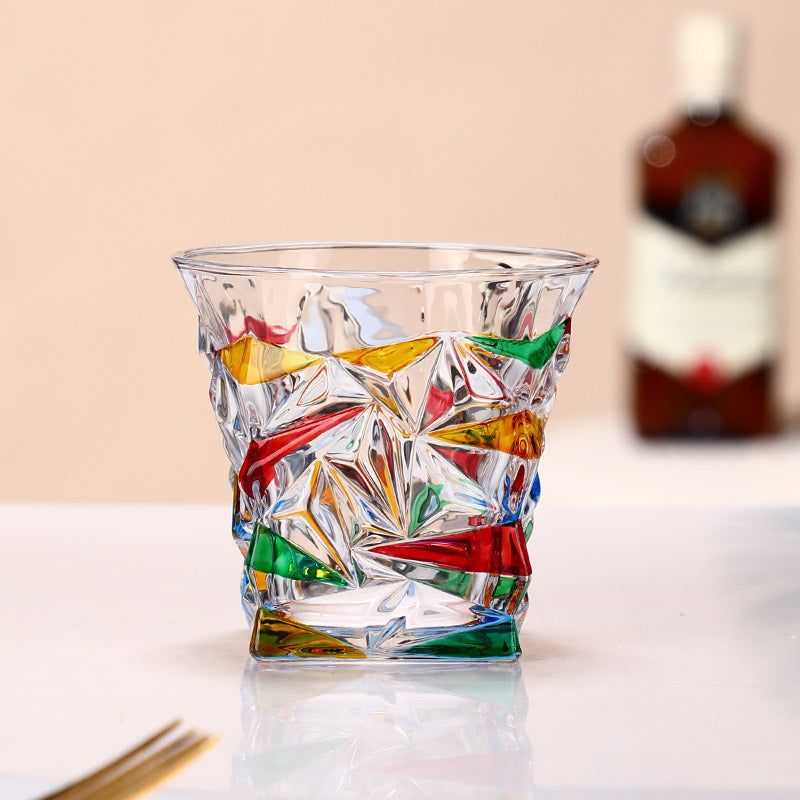 Pink Glacier Decanter and Cups