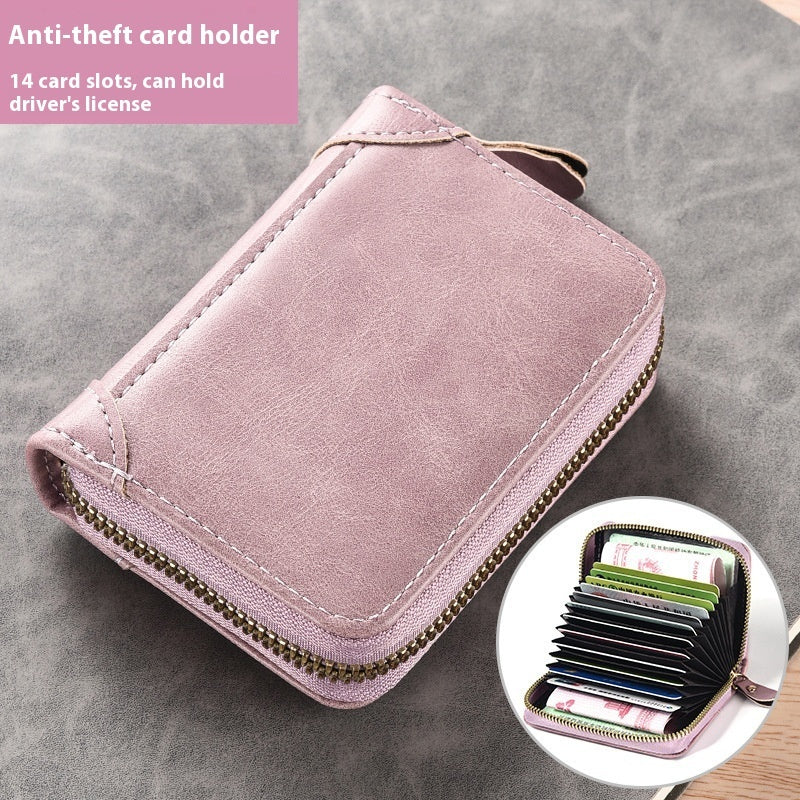 Men's Anti-Demagnetization And Anti-Theft ID Card Bag