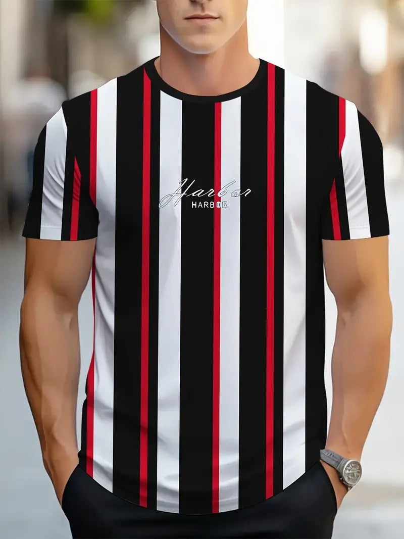 Men's Carnival Fashion Striped T-Shirt