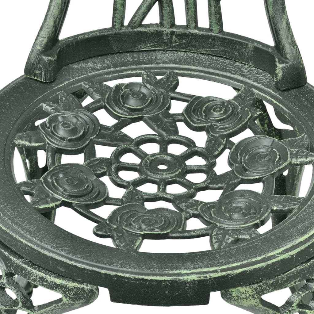 3-Piece Bistro Set, Cast Aluminum