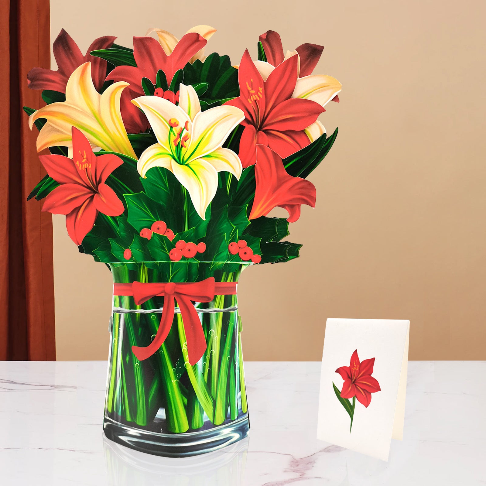 3D Three-Dimensional Flower Bridal Bouquet Teacher's Day Paper Carving Crafts