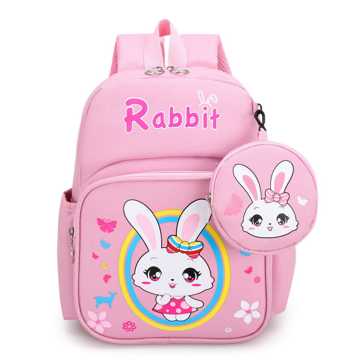 Cute Cartoon Children's Spine Protection With Coin Purse Children's Printed Schoolbag