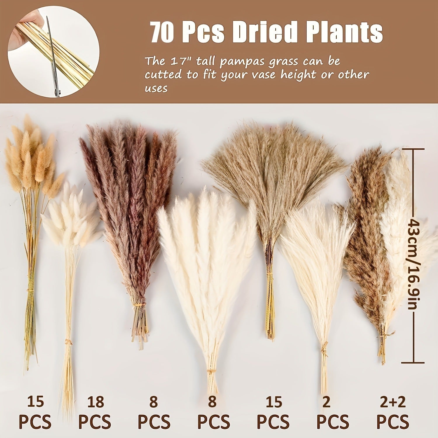 Dried Grass Flower Bouquet Customization Preserved Flower Bouquet