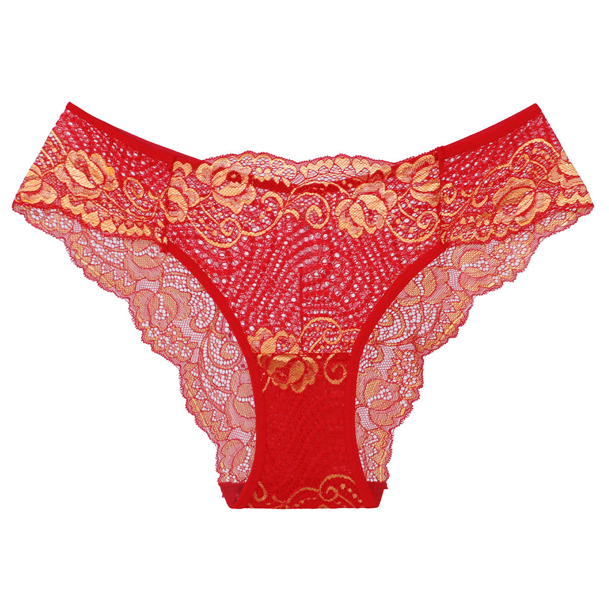Lace Multicolor Women's Low-Rise Thong Panties
