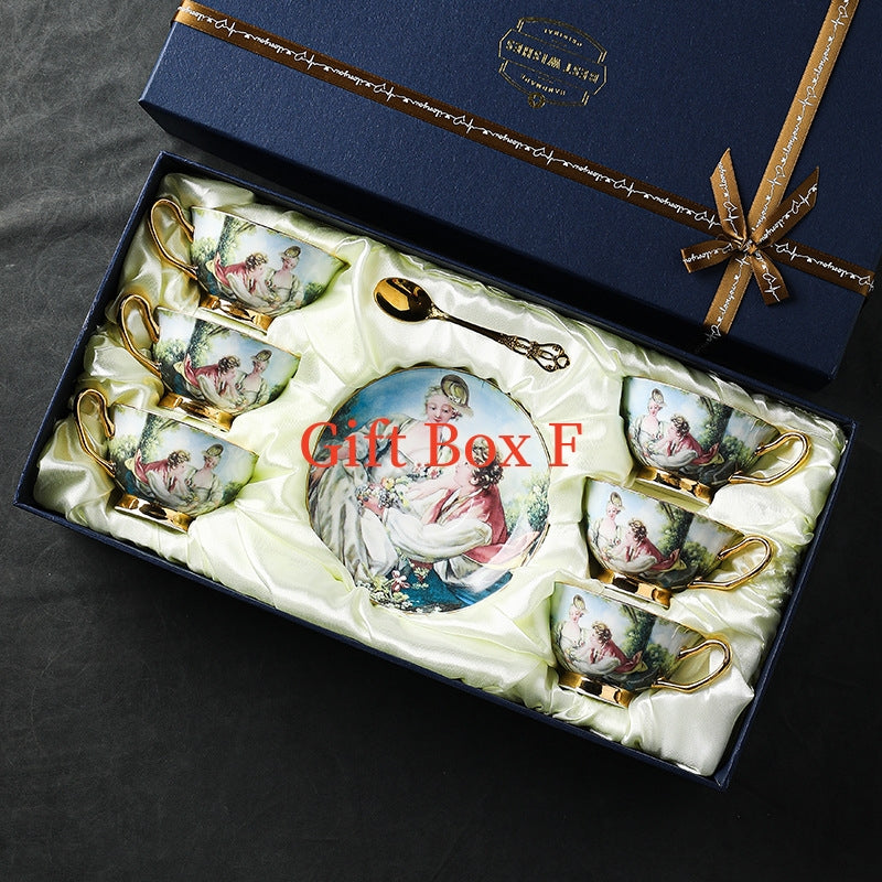 Coffee Set Suit In Blue Beauty